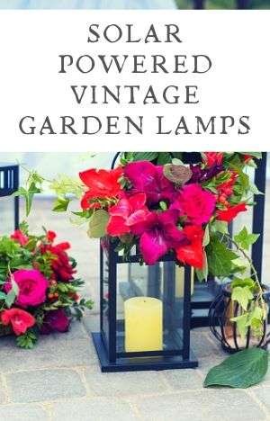 Solar Powered Vintage Garden Lamps